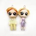NEW - Gatsby and Daisy - Miniature Sculpture - Charm Pendant