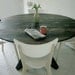 60" Round Reclaimed Wood Dining Table