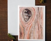 i'll grow old with you // greeting card // 1 pc