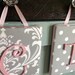 Wall Letters, Lavender and Gray Nursery, Gray and Pink Nursery, 8x10, Framed Monogram, Baby Nursery, Painted Letters,Letters, Personalized