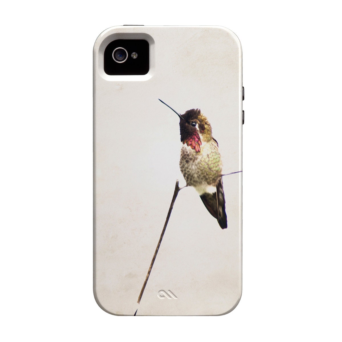 iPhone 4 Case,Hummingbird iPhone Case, Spring, Pastel , Nature iPhone Case,  Bird iPhone 4 Case, Cute Case, Hummingbird, Nature iPhone Case