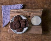 Father's Day Cutting Board Spalted Oak ServingTray Organic Gift for the Kitchen