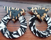 Tribal Overload Leather Post Earrings