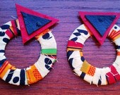 Kente Fab Post Earrigns