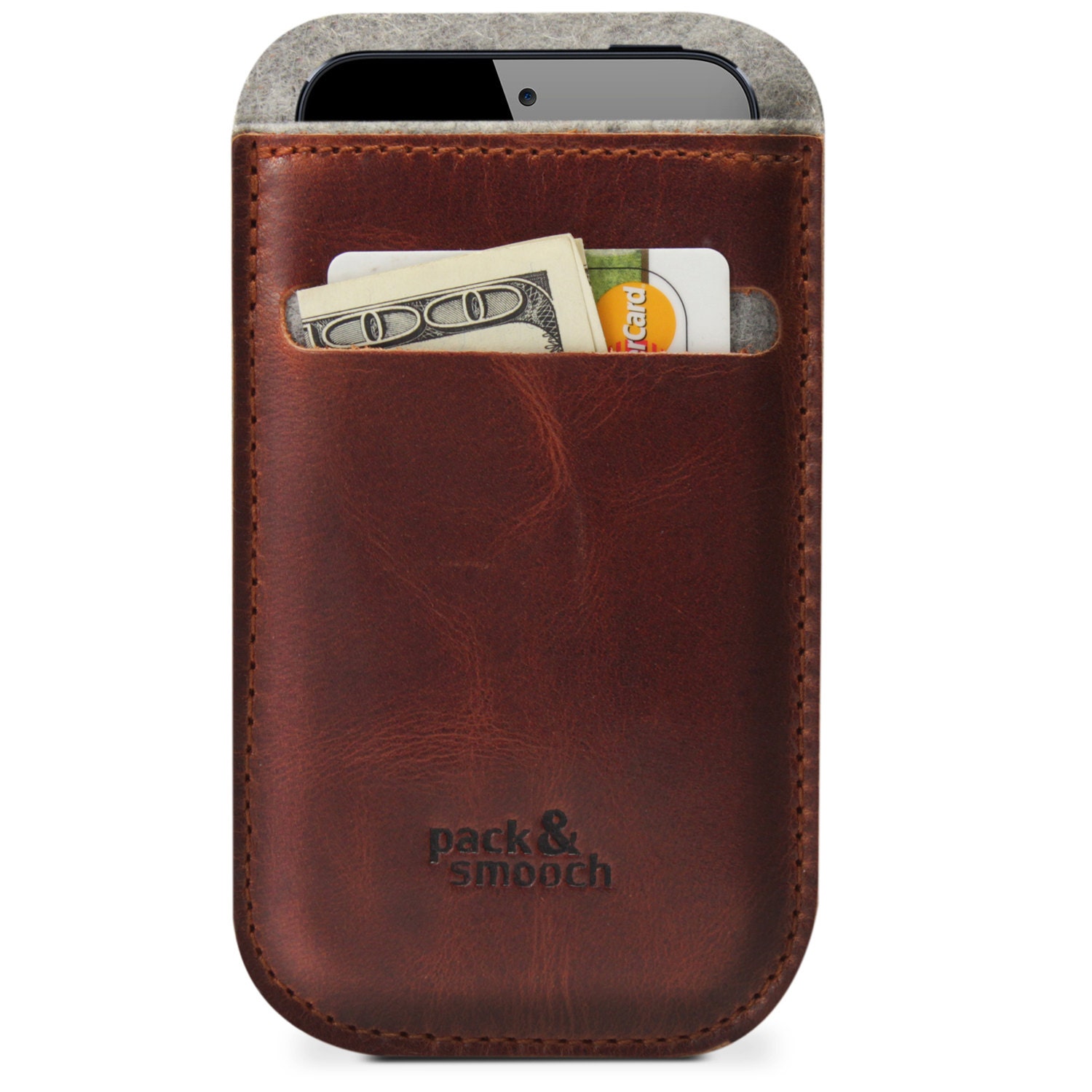 Pack & Smooch iPhone 4S/4 wallet case -LEICESTER- LE-4-GLB