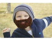 Boys Bearded Thin Knit Beanie