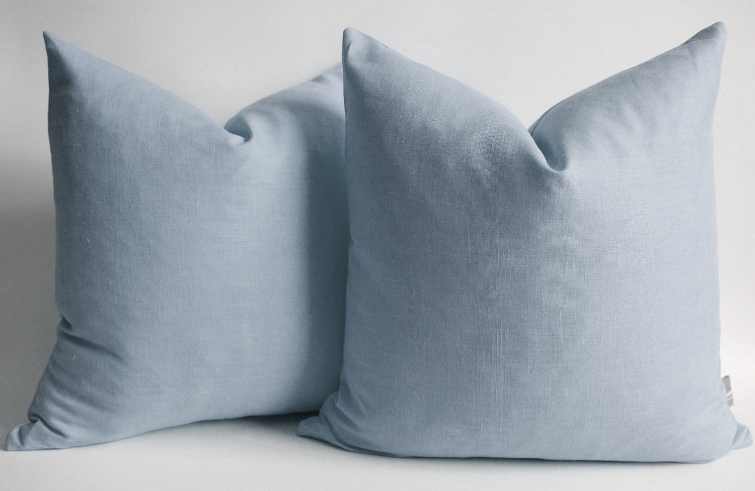 Sukan / 1 Linen Pillow Covers Blue - Decorative Throw Pillow Cover - Cushion Cover - Linen Cushion - Sofa Pillows 18 x18