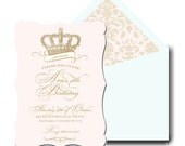 Princess Invitation . Princess Crown Collection . by Loralee Lewis