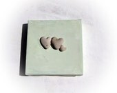 RESERVED FOR COURTNEY - Unique Gift for New Parents -  Heart Shaped Stones