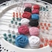 Girls fabric flower necklace MIX AND MATCH