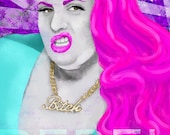 Rebel Wilson - 8 1/2 x 11 Illustration Print