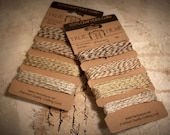 Metallic Hemp Twine - four colors