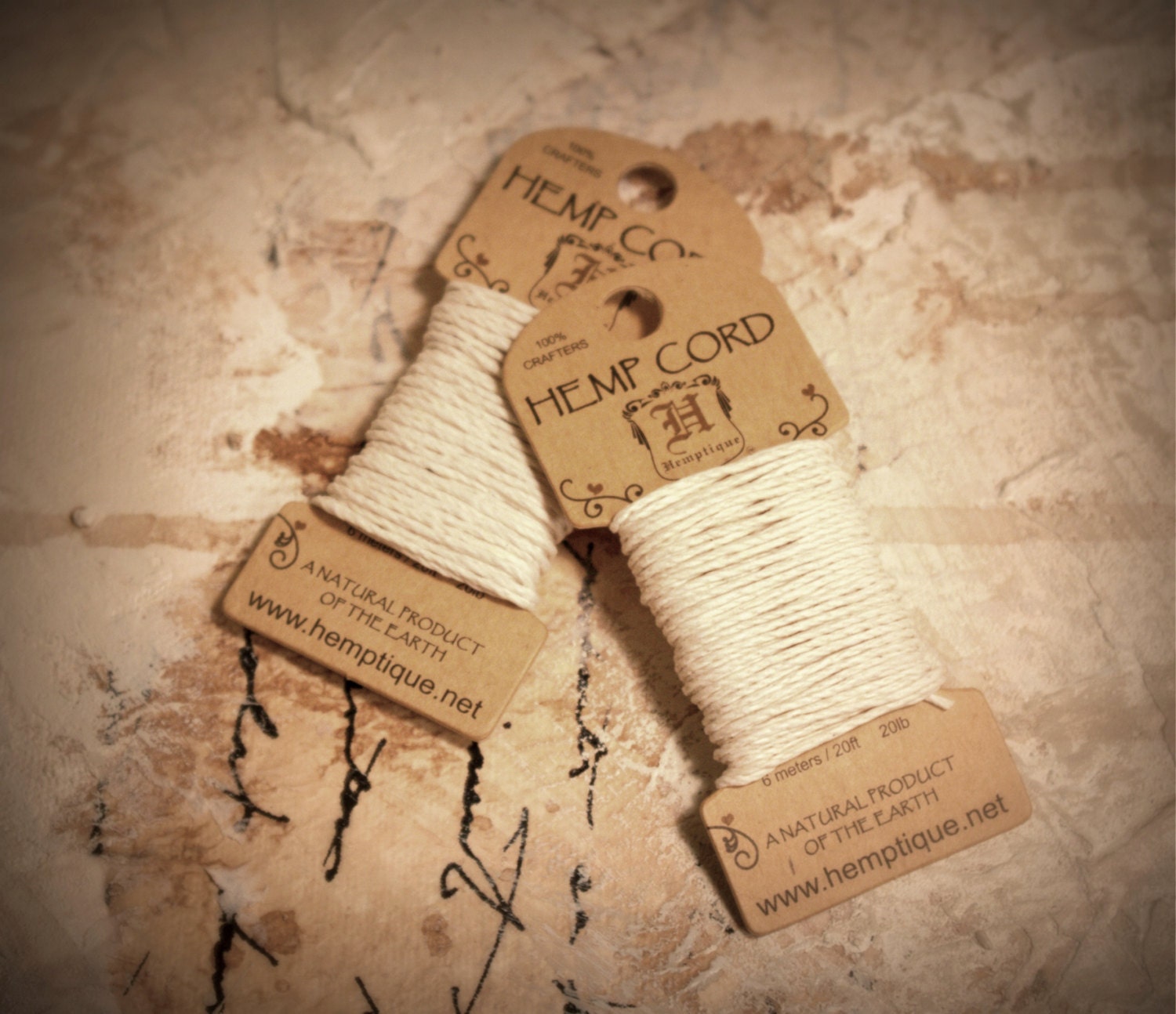 Hemp Twine - White  20 ft.