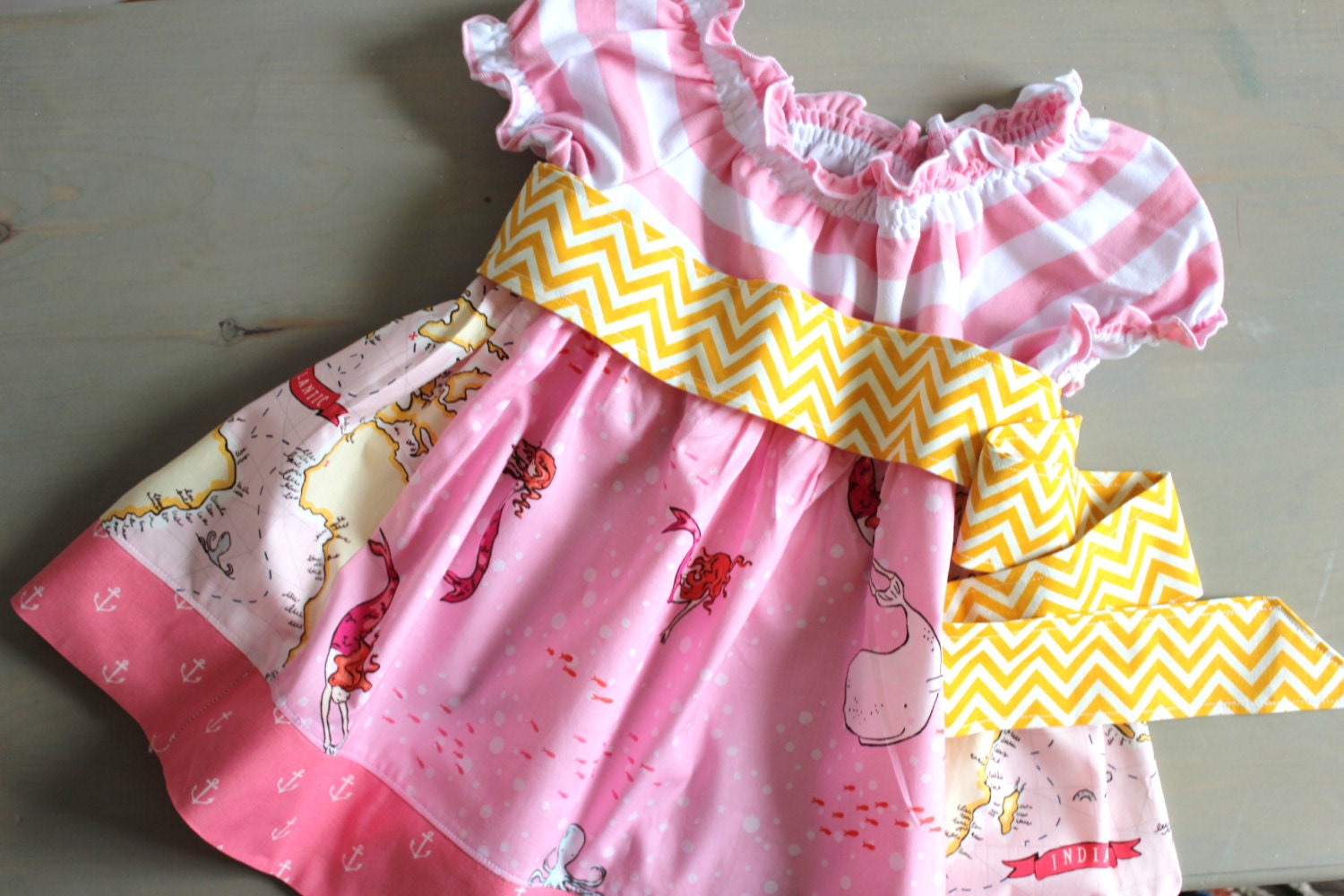 Children's Clothing - Girls Seaside Dress