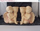 Spring into Spring Cherub Candle Holders (Pair)