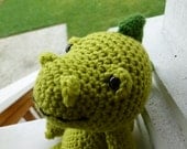 Eddie the Dinosaur Crocheted Toy