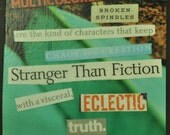 5x5  Unique Poem Collage Photo Magnet
