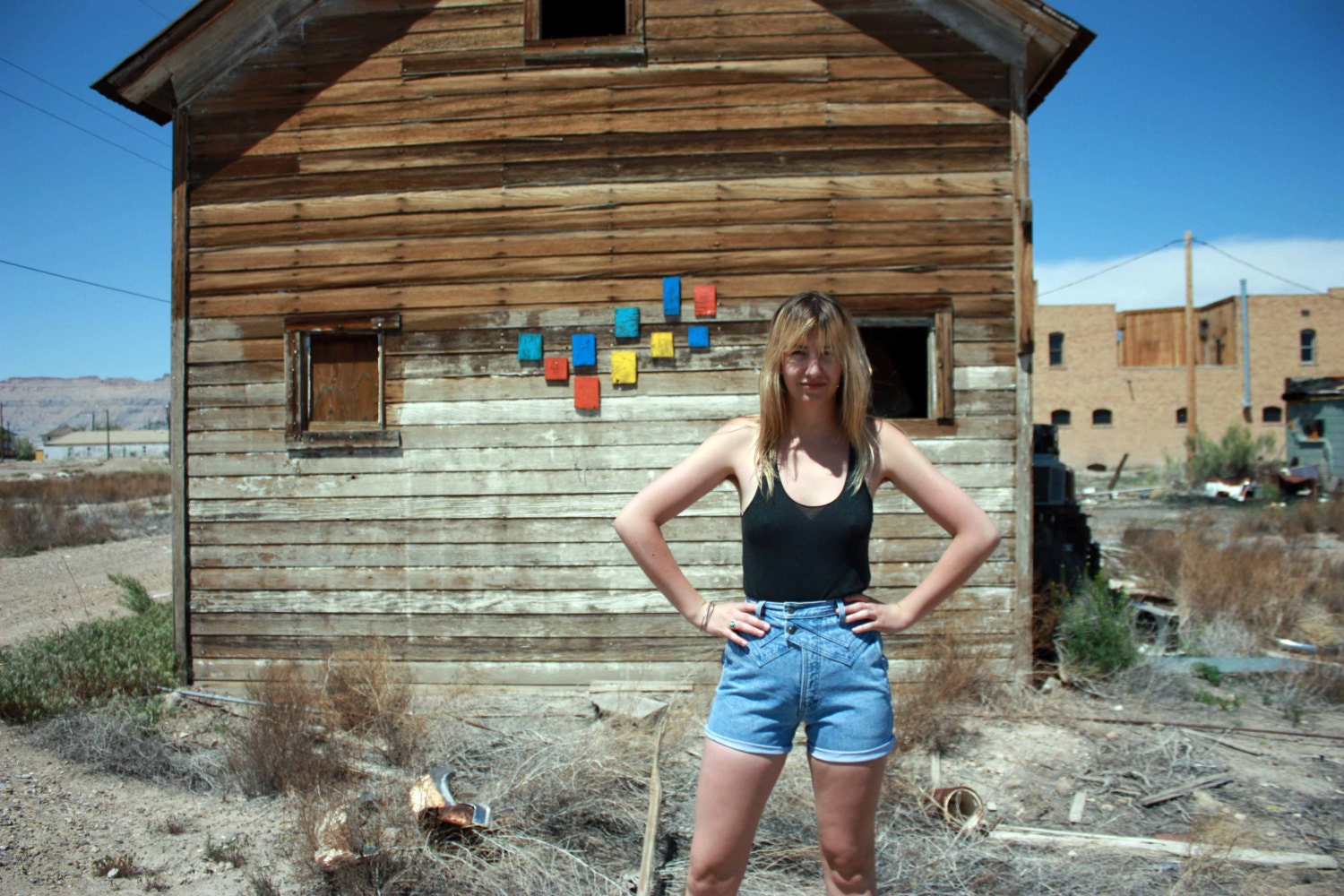 Vintage High-Waisted Denim Cut-off Shorts