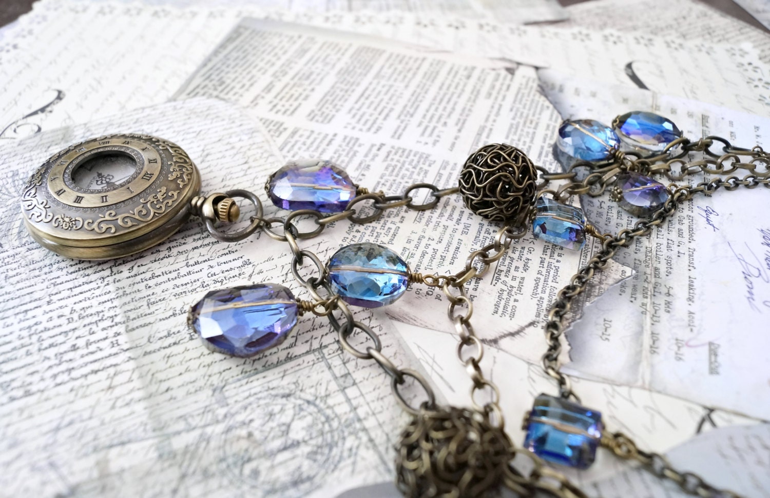 The Victoria Necklace - Feminine Steampunk Design as seen at GBK's 2012 Golden Globes Gift Lounge