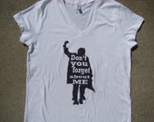 Breakfast Club 1985 tee shirt - Ladies Bella fitted tee - Don't  you forget about me - 80's tee shirt