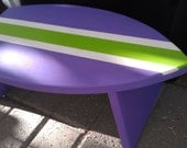 Custom Personalized Handmade Surfboard Step Stool
