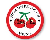 Custom Cherry Stickers for Baked Goods and Jams Il_170x135
