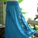 Nothing to Worry Long Skirt - Sky Blue2