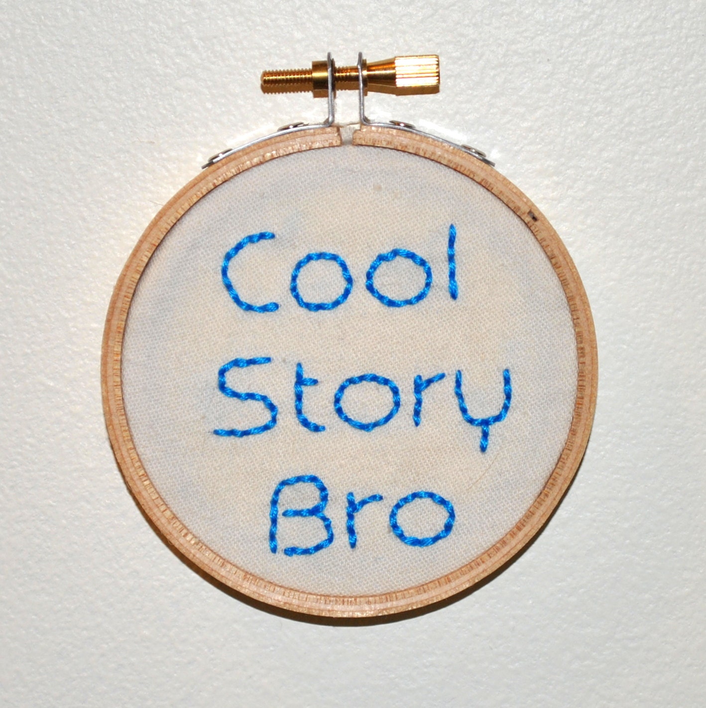 Cool Story Bro -  Bite Sized Embroidery