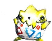 Togepi - Matte Print - 8"x11"
