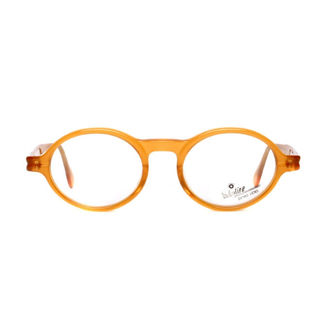 barniz / amarillo Vintage Eyeglasses