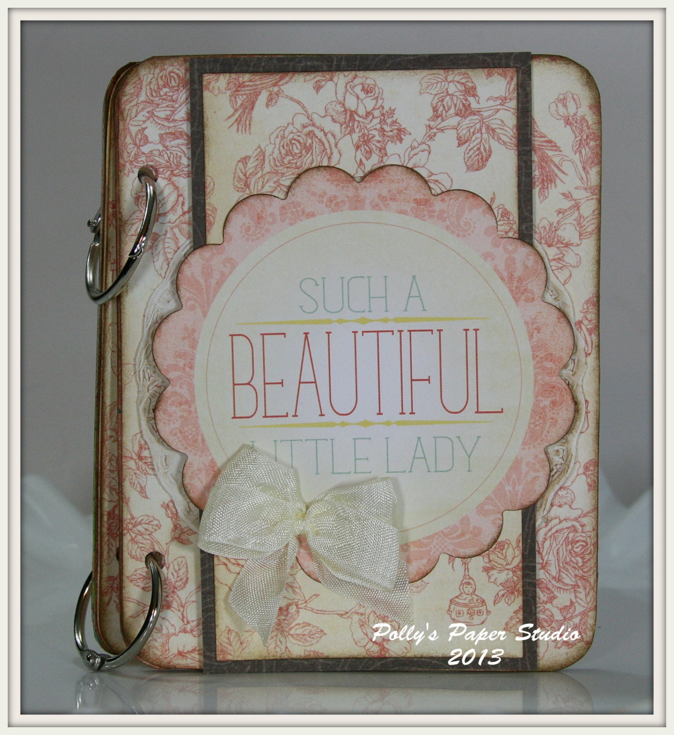 Little Lady Mini ALBUM KIT Ready to Assemble SCRAPBOOK stash buster