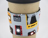 Reversible Coffee Cup Sleeve - Cameras and Film - Ready to Ship
