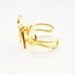 Ear Cuff Gold Bow Dainty Ear Wrap Earcuff