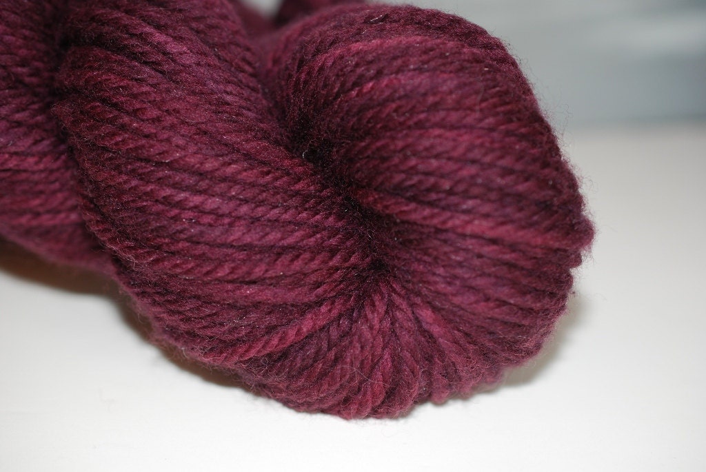 Merlot:  Black Hawk Bulky, SW Merino  1303