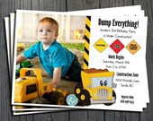 Construction Birthday Invitation - FREE Thank You Card included Il_170x135