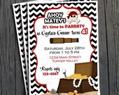 Pirate Birthday Invitation - Includes FREE Thank You Card Il_170x135
