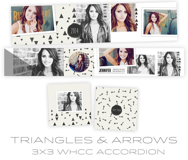 See details  Triangles and Arrows 3x3 WHCC Accordion