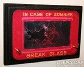In Case Of ZOMBIES Biohazard Key Hanger - Walking Dead Key Hook