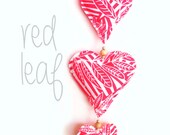 Love Mini Mobile - in Red leaf (ready to ship)