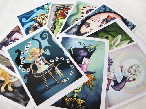 Fantasy Art Mini Prints -Choose Any 5 for 20 Dollars