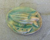 Copper Patina Porcelain Dirigible Pendant