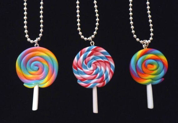 Colourful Necklace on Silver Plated Chain