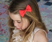dark coral bow