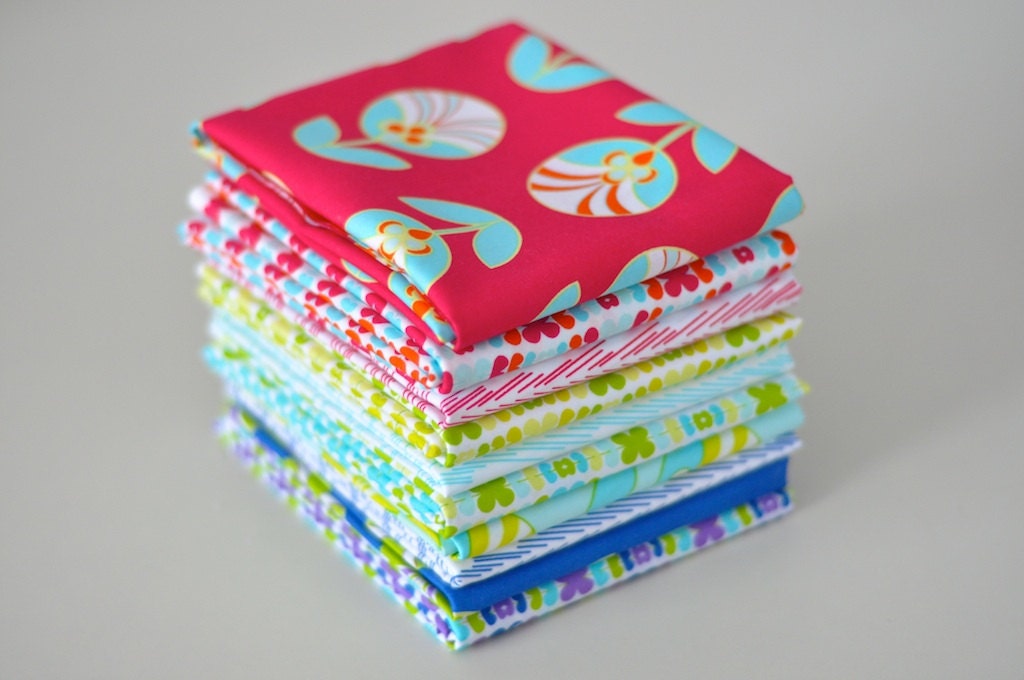 Color Me Retro Fat Quarter Bundle by Jeni Baker for Art Gallery Fabrics