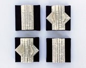 Folded Books, Mini Book Sculptures, Mixed Media