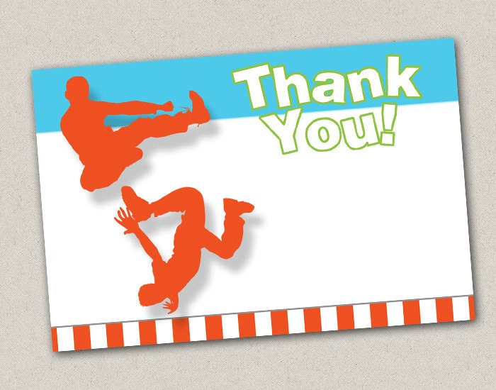 Everybody Jump Thank You Card Il_570xn