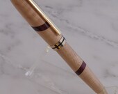 Maple with Purple Heart Inlay Designer Pen