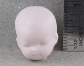 Vintage Antique German Doll Fragment Rose Porcelain Baby Head