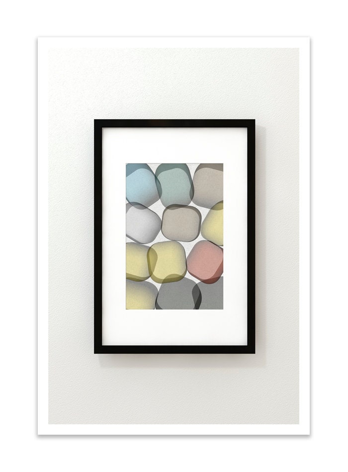 GLASS no.3 - Giclee Print - Contemporary Modern Style Minimalist Modernist  Abstract