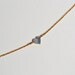 Sideways Initial Heart Necklace